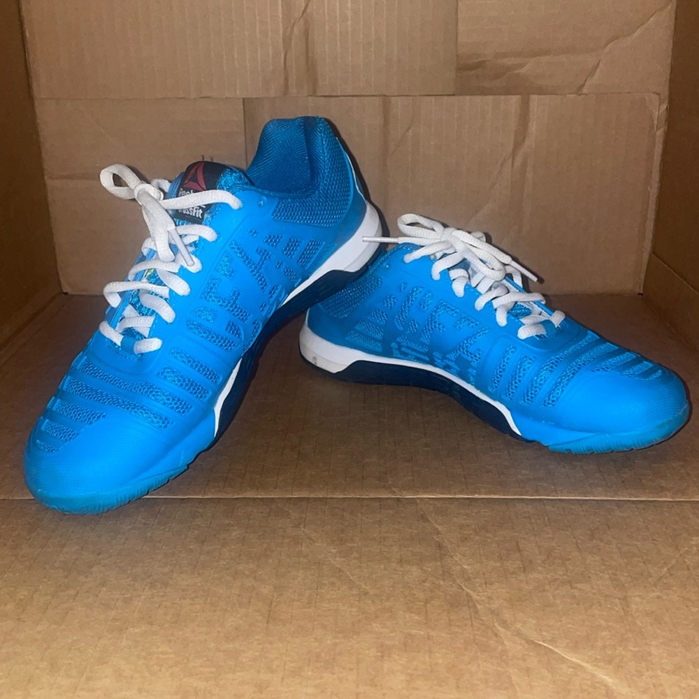 Reebok CrossFit CF74 Blue Sneakers with White Accents